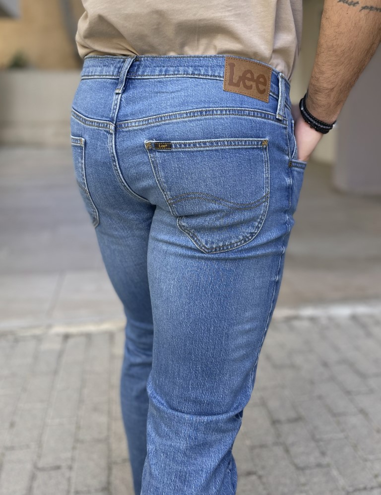 Lee Daren Zip Fly ανδρικό ανοιχτό μπλε τζιν παντελόνι Indigo Vintage 112346324 φωτογραφία